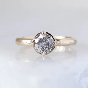 1.13ct Around The World Round Salt and Pepper Diamond Ring