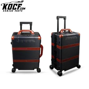 20" Boarding Suitcase 3K Real Carbon Fiber Matte Trolley Case 20 Inch Carry-On Luggage