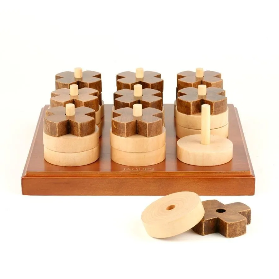 3D Noughts & Crosses - Wooden Noughts & Crosses Game