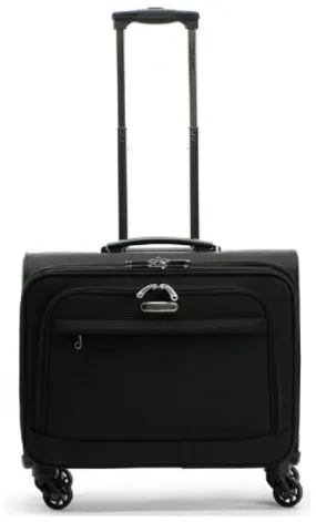 4 Wheels Spinner Laptop Case (Black)