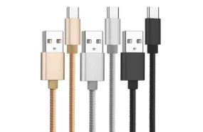 6ft Tangle-Free High-Quality Braided USB-C Cable for Fast Charging and Data Transfer