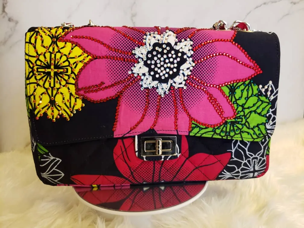 ADA Rhinestoned Handbag