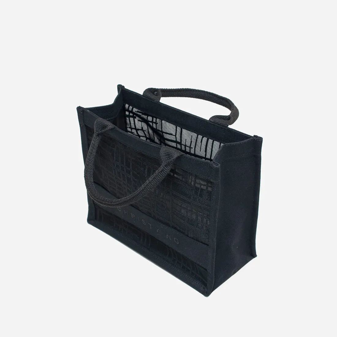 Alyssa Mini Lattice Tote