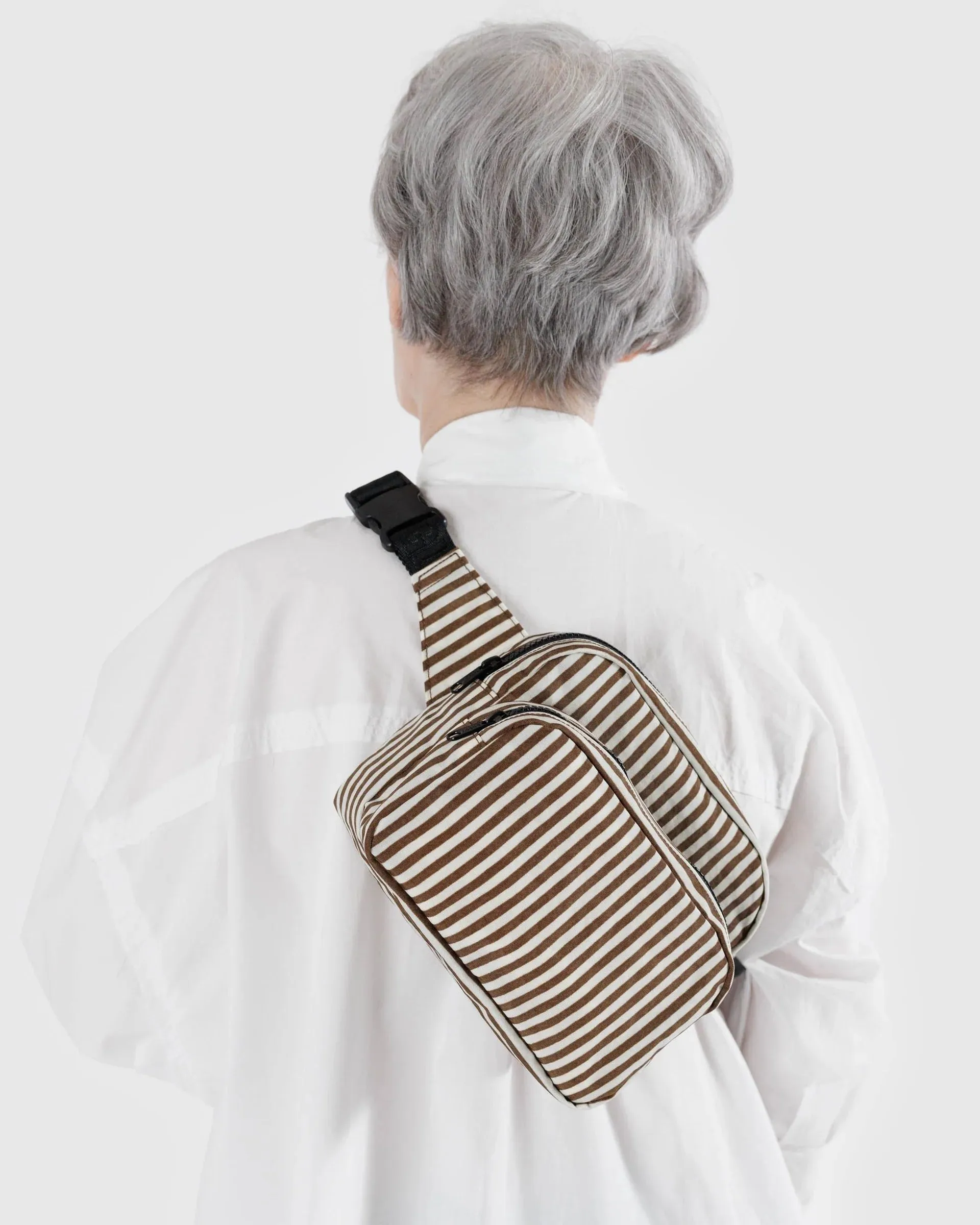 Baggu Fanny Pack - Brown Stripe