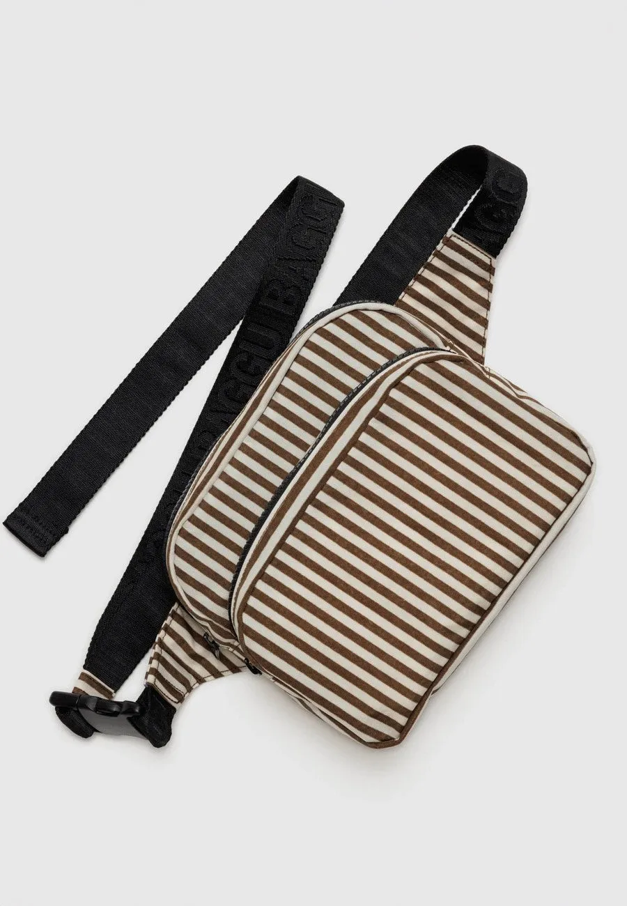 Baggu Fanny Pack Brown Stripe