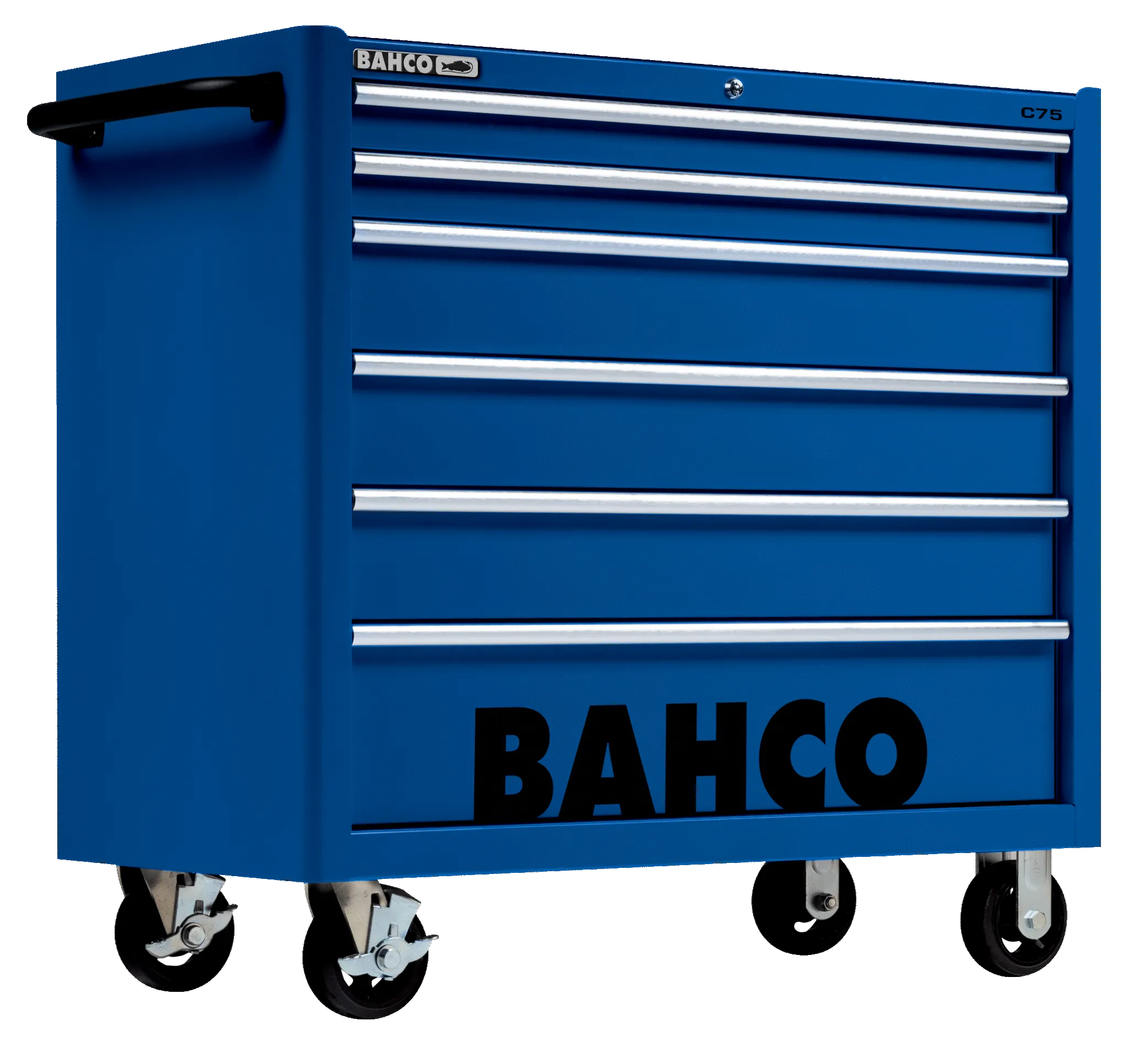 Bahco 1475KXL6BLUE C75 6 Drawer 40" Blue Classic Mobile Roller Cabinet