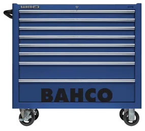 Bahco 1475KXL8BLUE C75 8 Drawer 40" Blue Classic Mobile Roller Cabinet