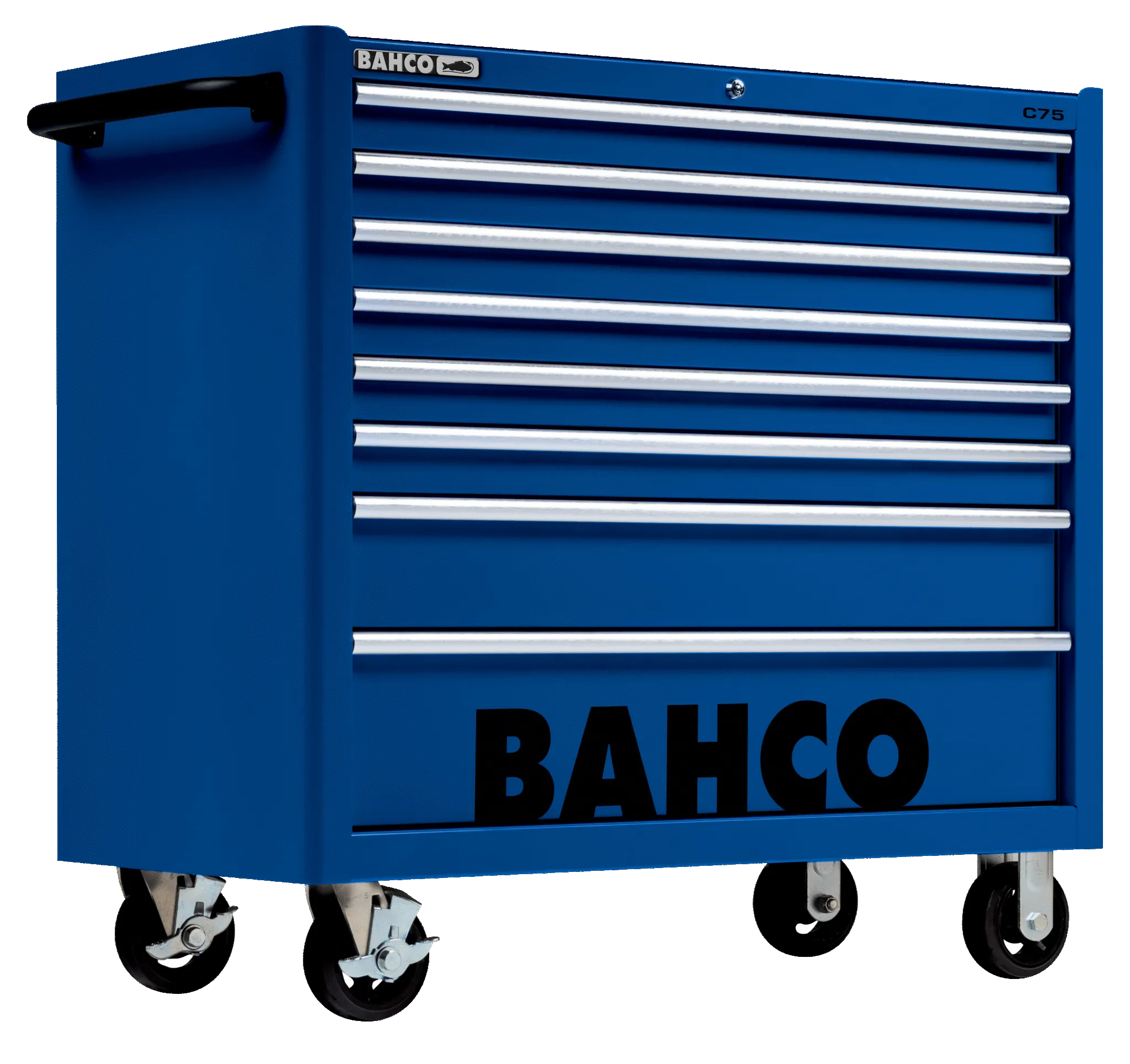 Bahco 1475KXL8BLUE C75 8 Drawer 40" Blue Classic Mobile Roller Cabinet