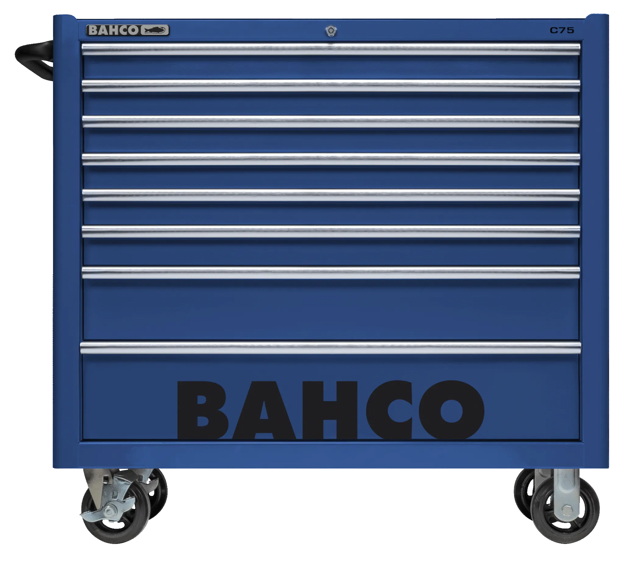 Bahco 1475KXL8BLUE C75 8 Drawer 40" Blue Classic Mobile Roller Cabinet