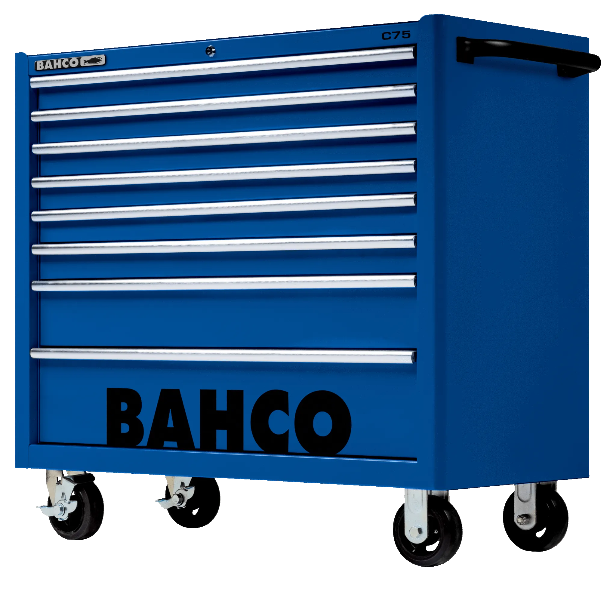 Bahco 1475KXL8BLUE C75 8 Drawer 40" Blue Classic Mobile Roller Cabinet