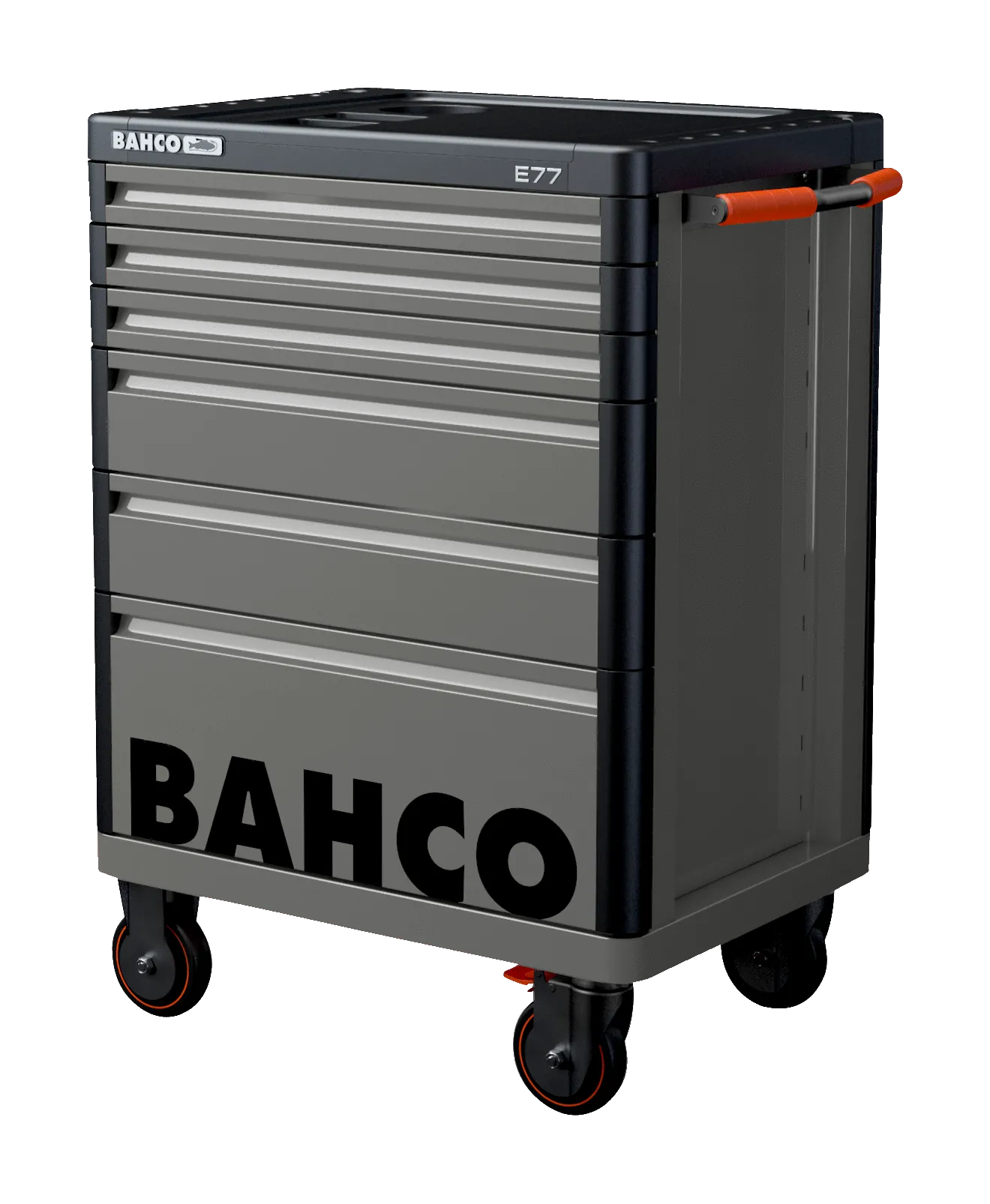 Bahco 1477K6GREY E77 Premium 6 Drawer Grey Mobile Roller Cabinet