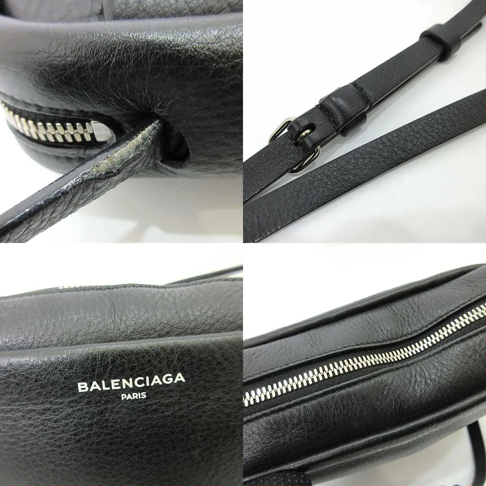 Balenciaga Everyday Camera Bag Black Leather