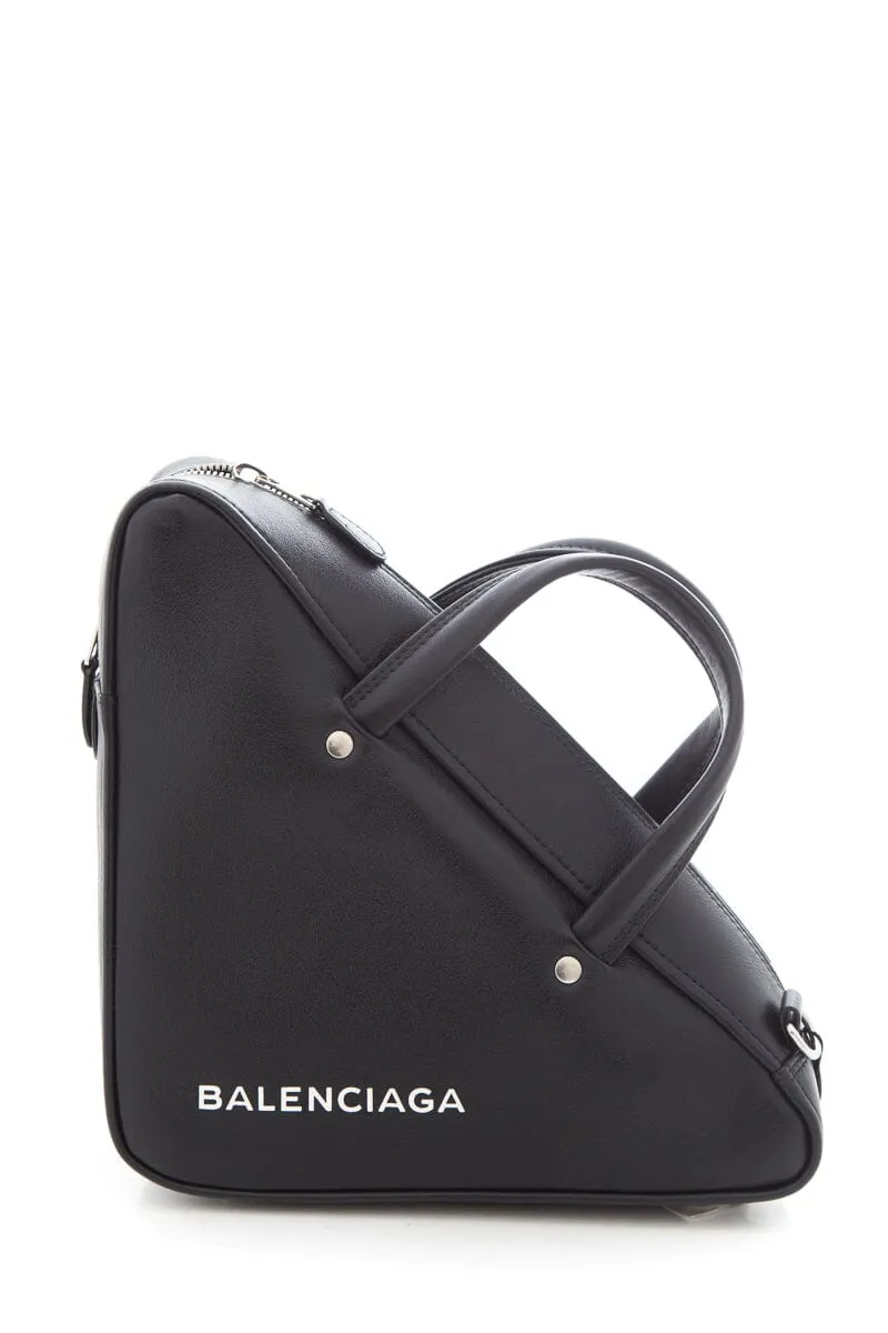 Balenciaga Triangle Duffle Black Handbag