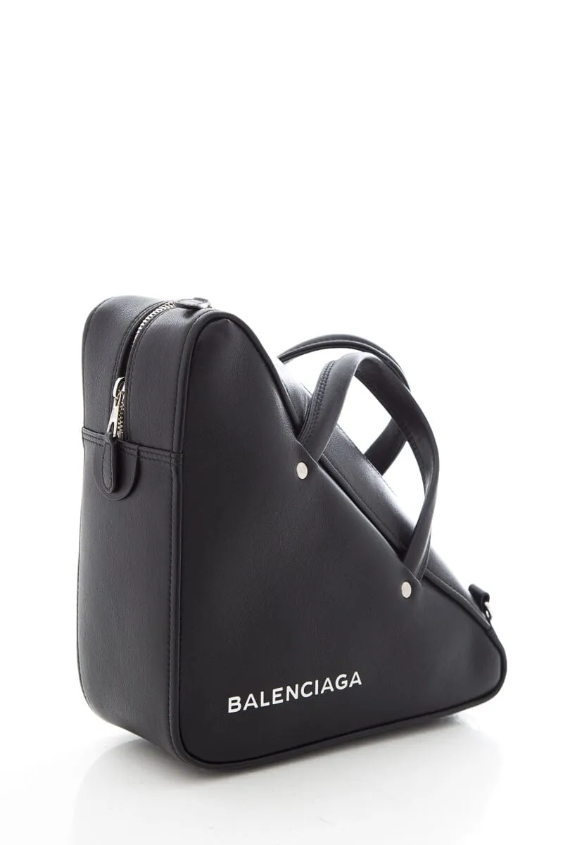 Balenciaga Triangle Duffle Black Handbag