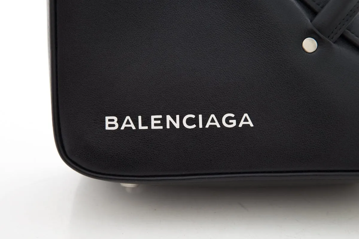 Balenciaga Triangle Duffle Black Handbag