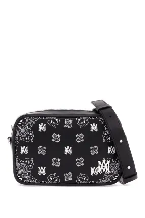 bandana embroidered camera bag with