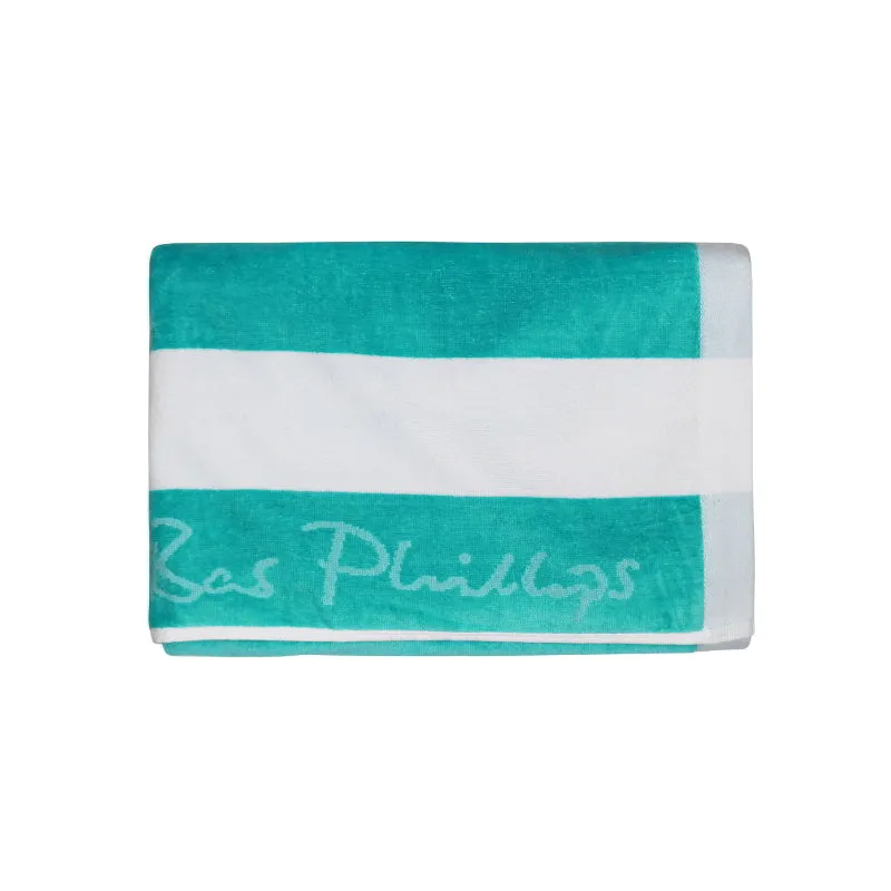 Bas Phillips Cabana Aqua Beach Towel