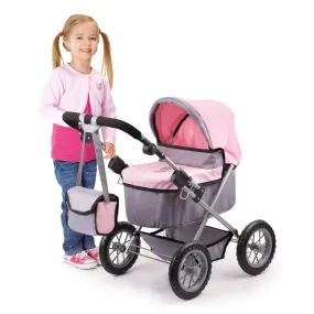 Bayer Design Trendy Doll Pram Stroller, Adjustable and Foldable