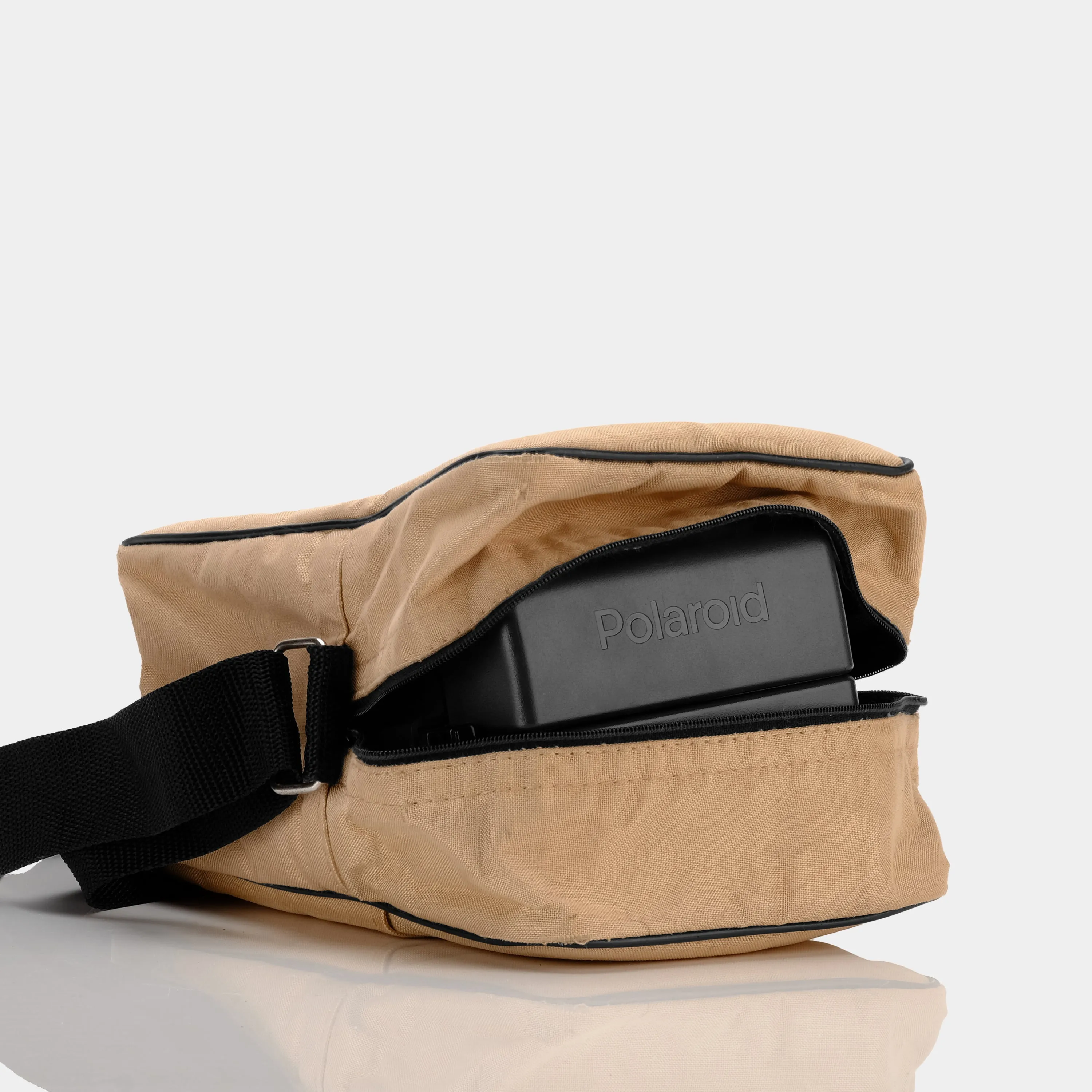 Beige Camera Bag