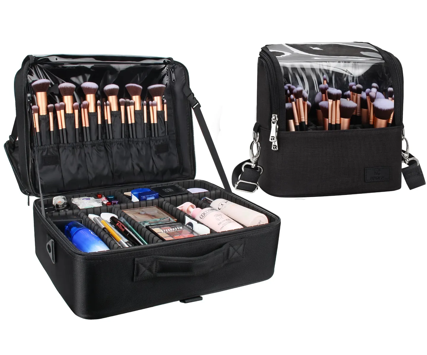 Black Extra Large Makeup Case