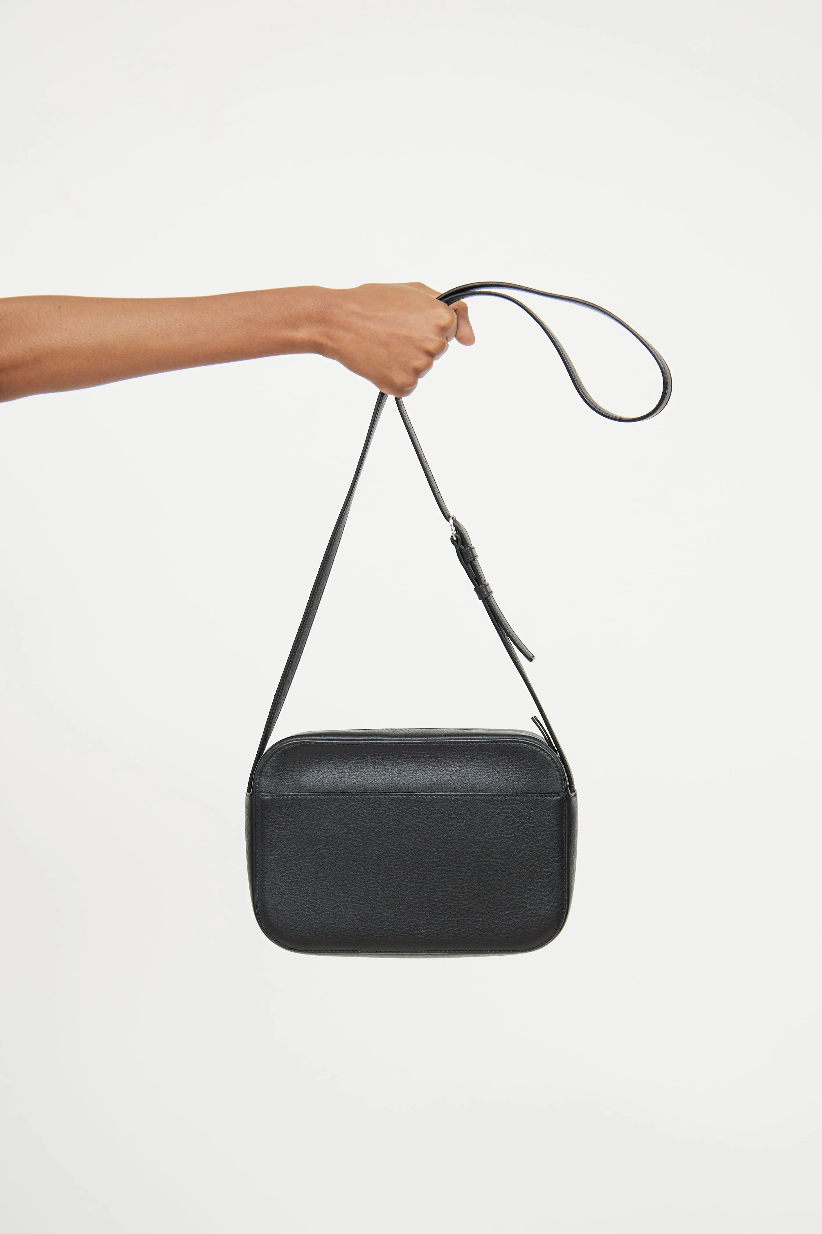 Black Logo Camera Bag