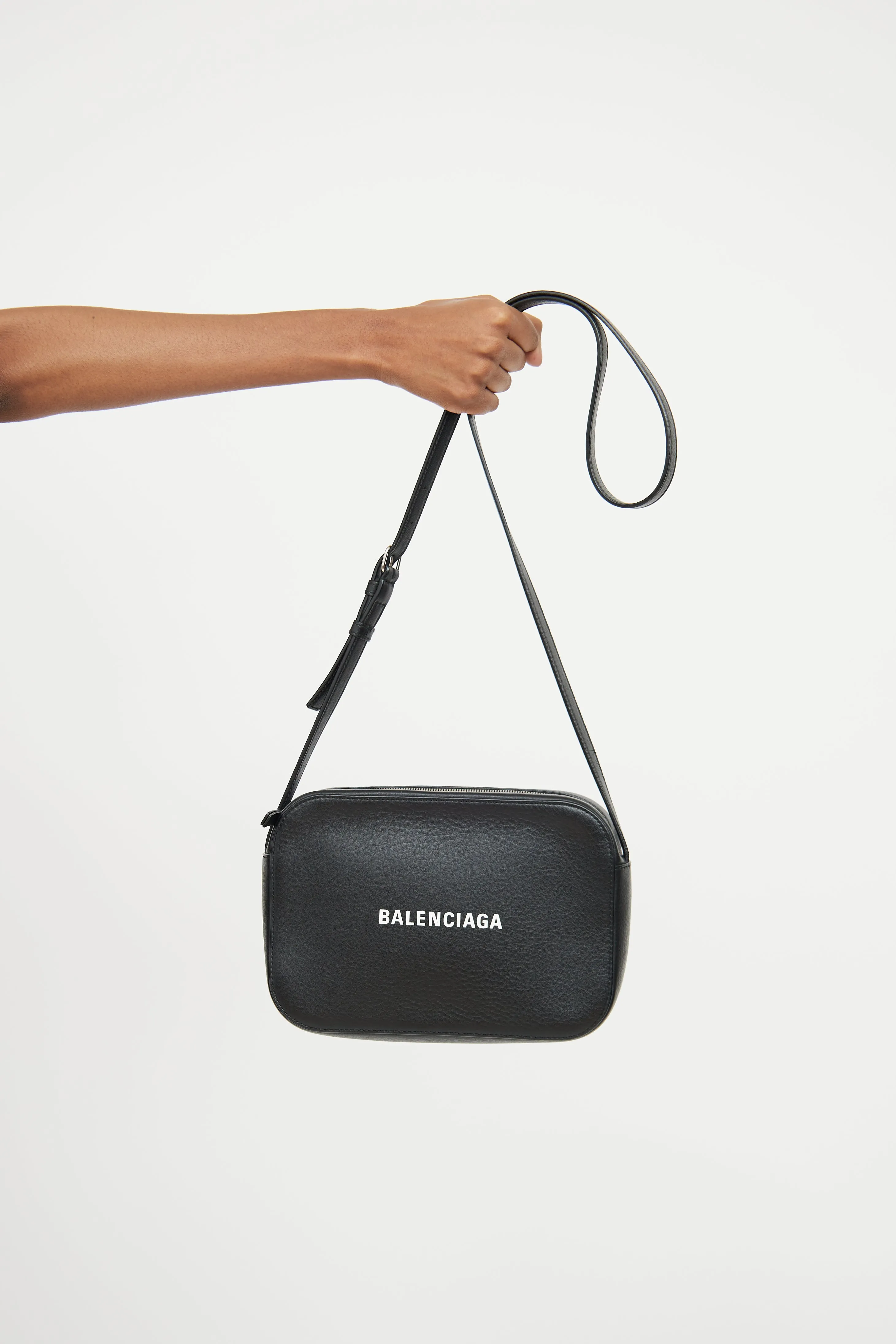 Black Logo Camera Bag