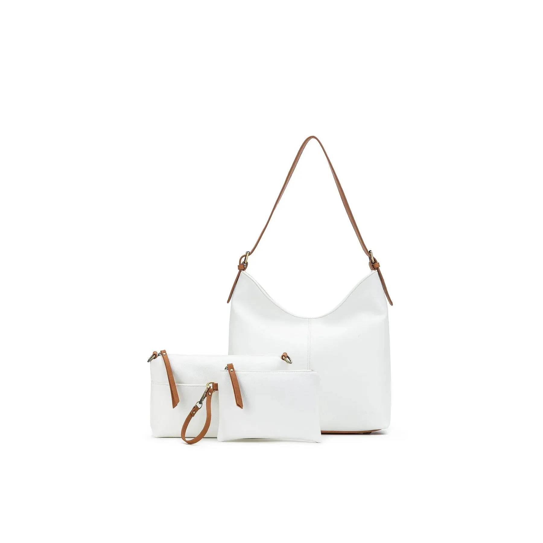 Blair White Handbag Set