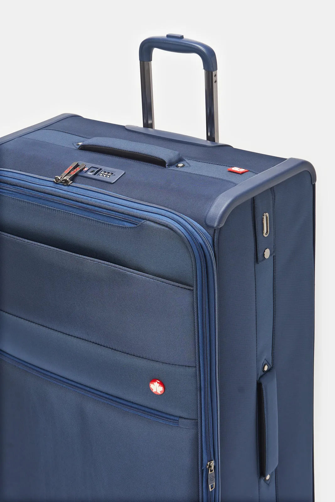 Blue Soft Trolley Luggage (32 Inch)