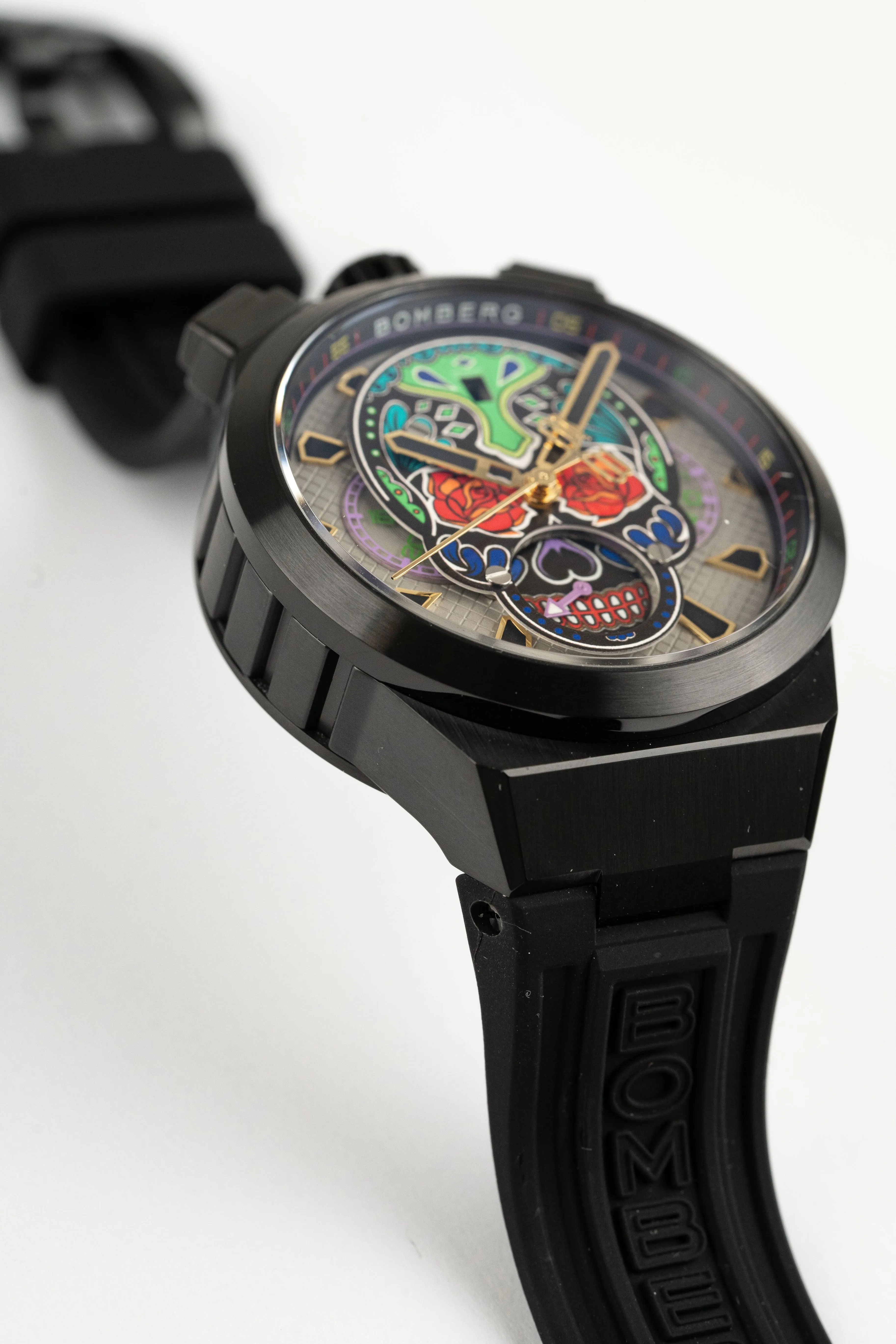 Bomberg Men's Bolt-68 Neo Calaveras Multicolour Watch BF44CHAPBA.04-5.12