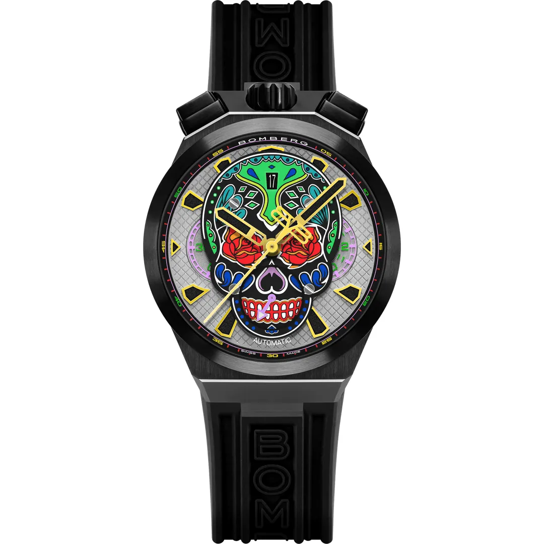 Bomberg Men's Bolt-68 Neo Calaveras Multicolour Watch BF44CHAPBA.04-5.12