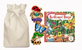 Brilliant Bugs Story Sack with Lanka Kade Wooden Bugs