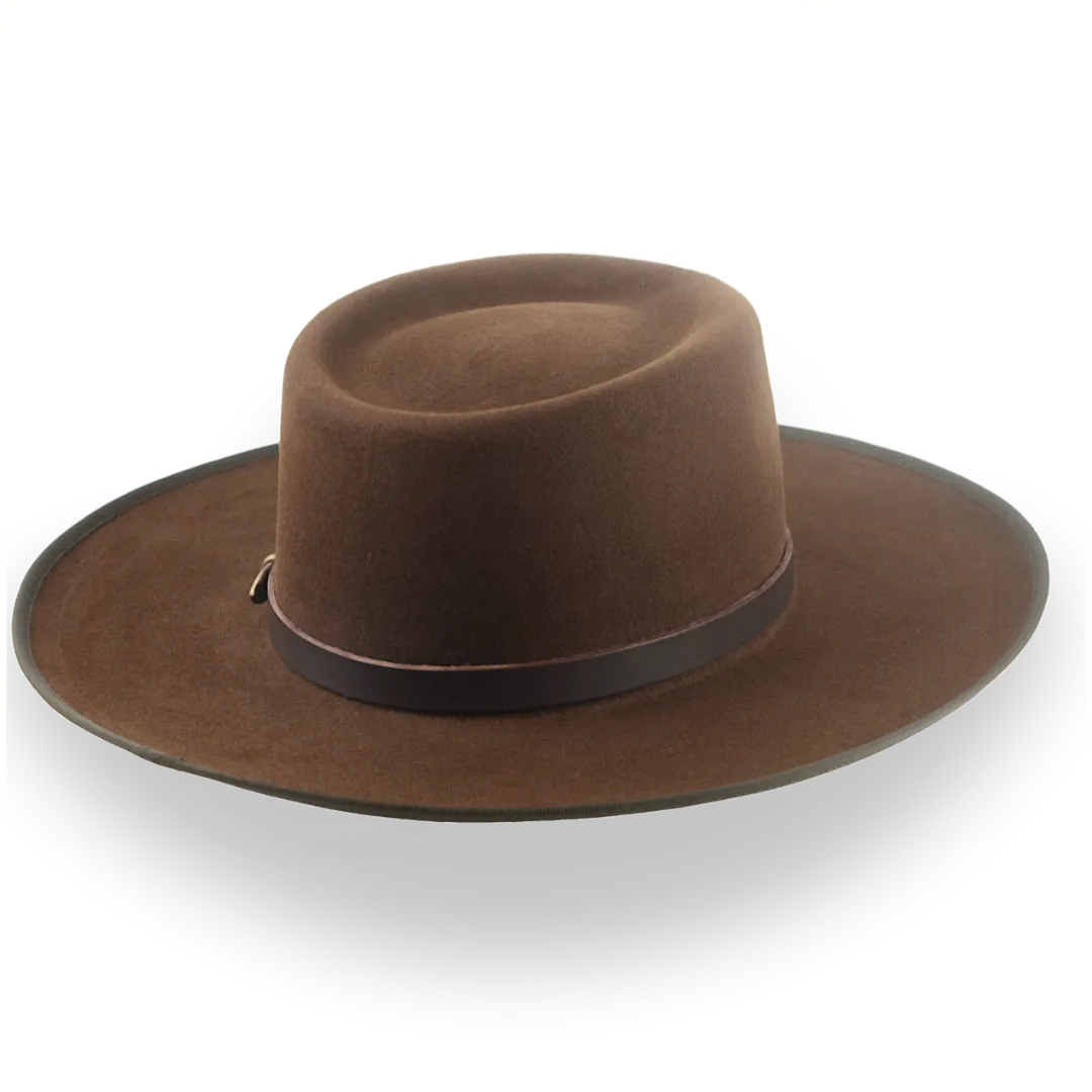 Brown Clint Eastwood Inspired Cowboy Hat in Durable Fur Felt | The Renegade