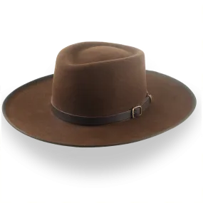 Brown Clint Eastwood Inspired Cowboy Hat in Durable Fur Felt | The Renegade