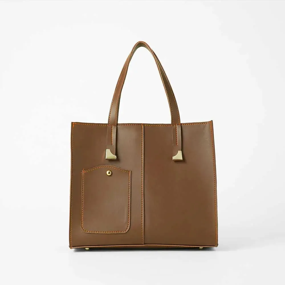 Brown Womens Tote Bag 564