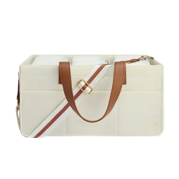 Bunnie Caddie Deluxe Nappy Organiser - Cream