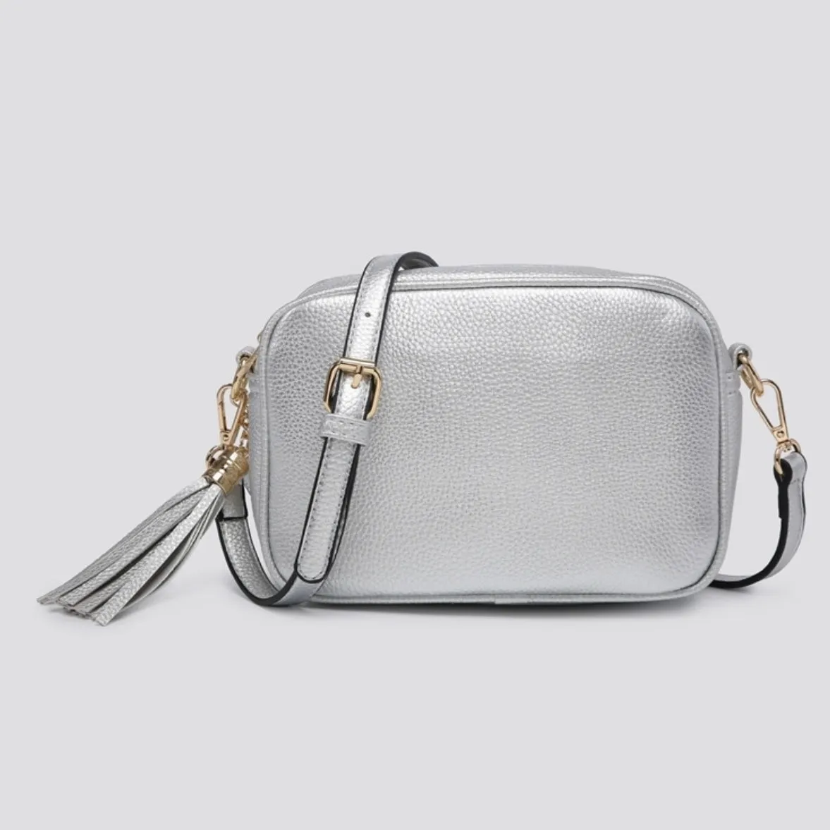 Camera Bag & Plain Strap - Silver