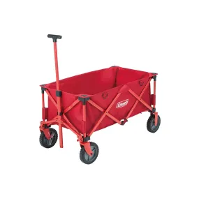 Camping Wagon Foldable Outdoor Garden Trolley Cart Heavy Duty Truck Red