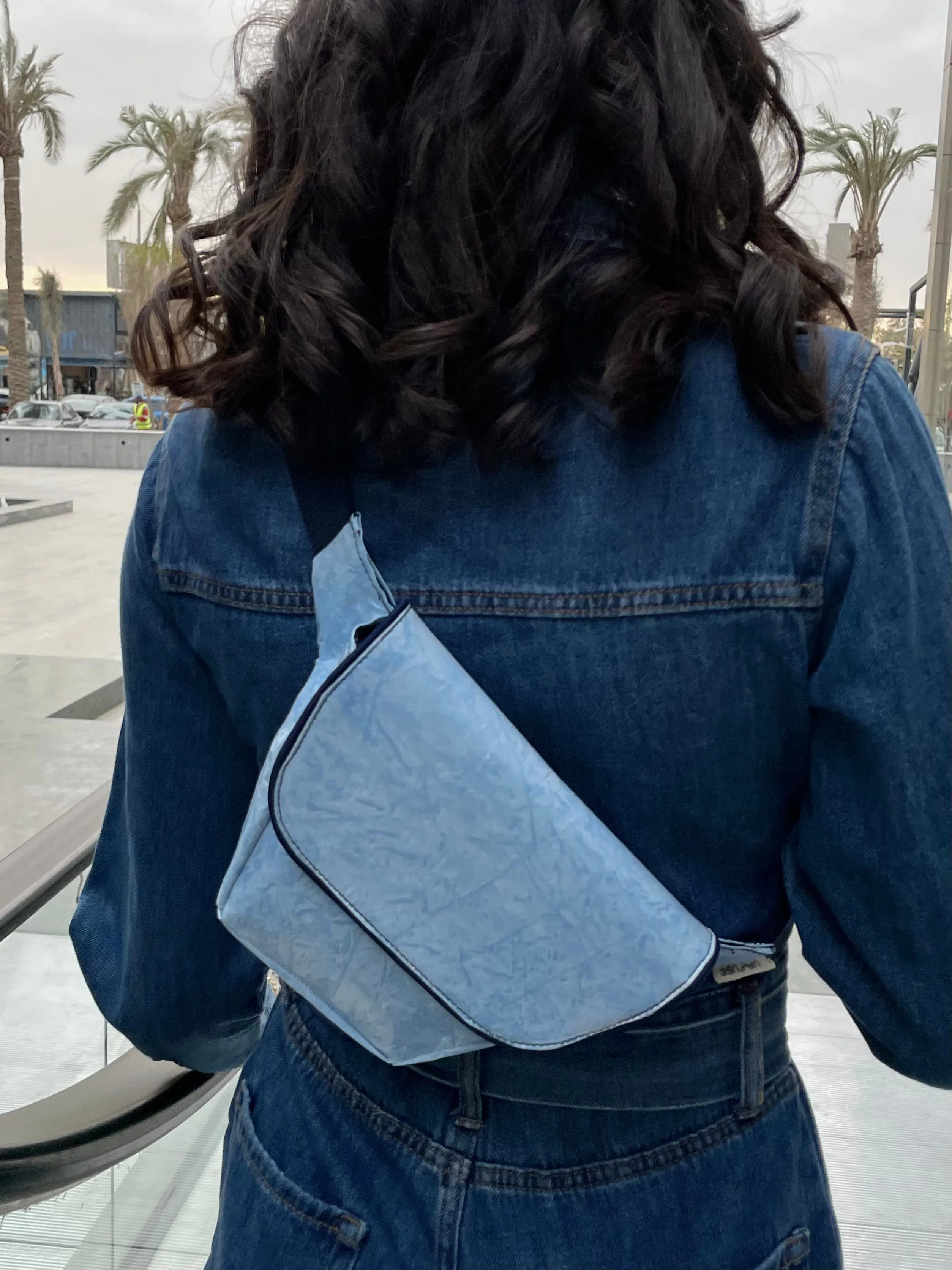 Candy Waist Bag - Blue Whitie