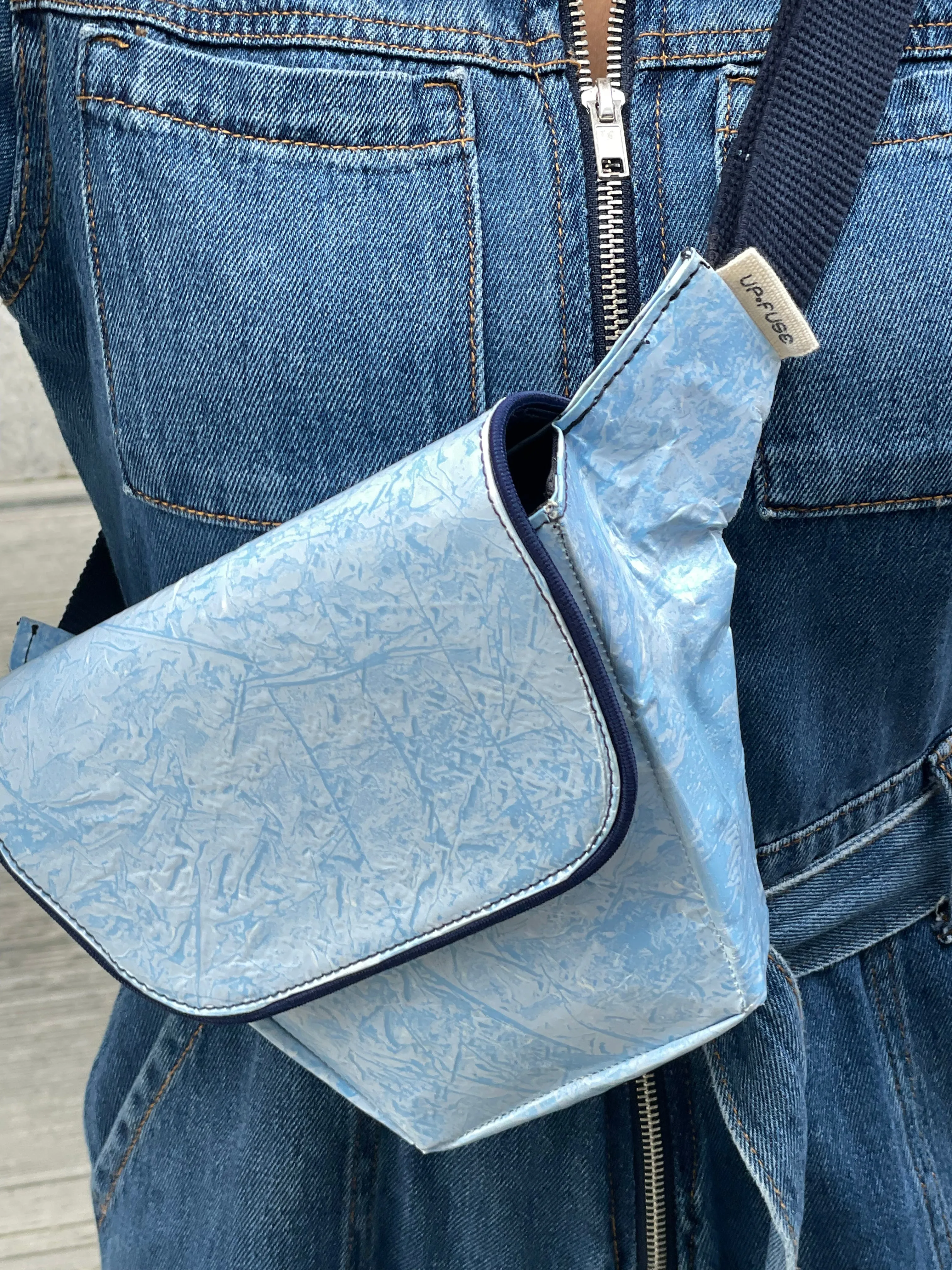 Candy Waist Bag - Blue Whitie