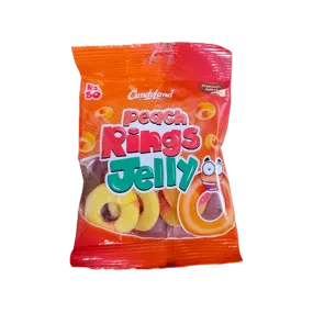 Candyland Premium Peach Rings Jelly 36g