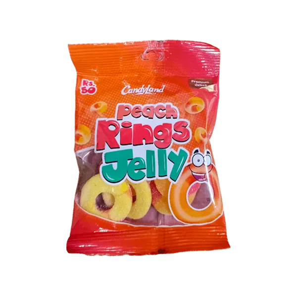 Candyland Premium Peach Rings Jelly 36g