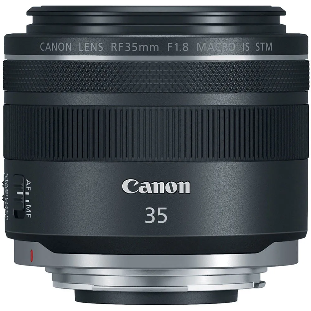 Canon EOS R50 Mirrorless Camera with 18-45mm Lens Black with Canon RF 35mm f/1.8 IS Macro STM Lens Kit