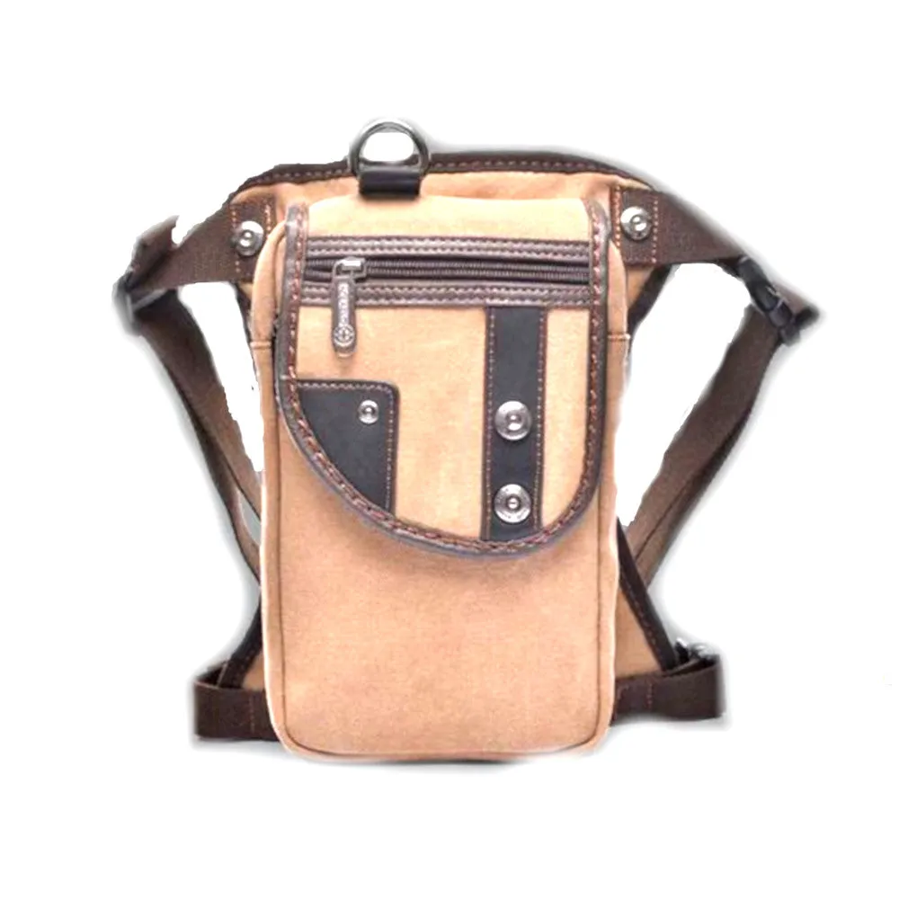 Canvas Hip Pouch - Tan