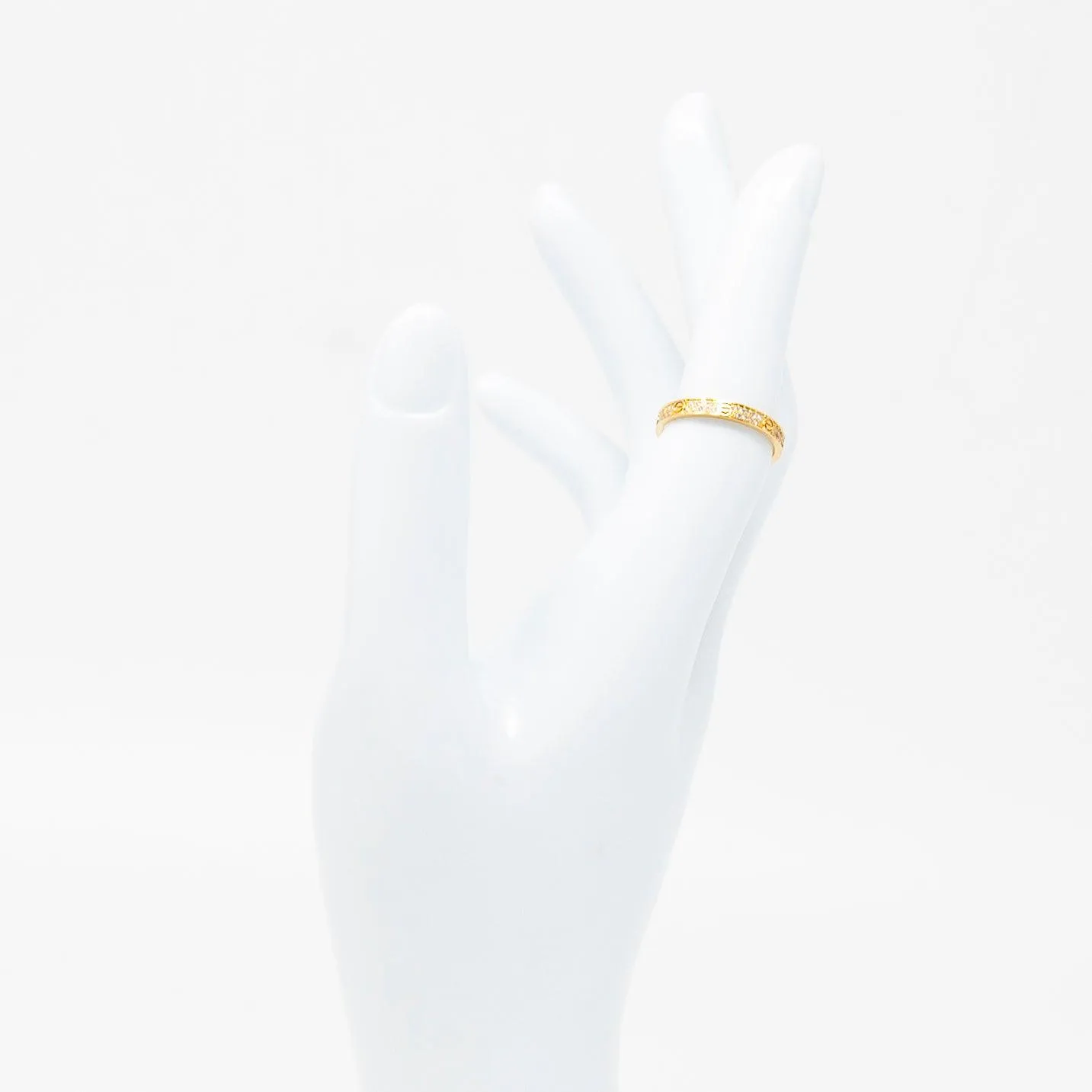 Cartier Gold Diamond Love Ring SM 52