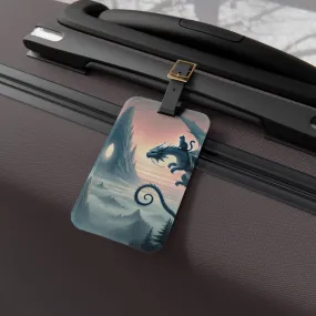 Cat Dragon Rider Adventures - Luggage Tag - Travel Gift