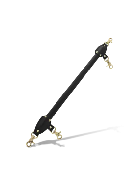 Coco de Mer Black Leather Spreader Bar