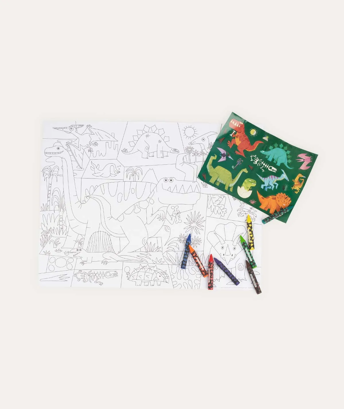 Colouring Art Set Dinosaur - Dinosaur