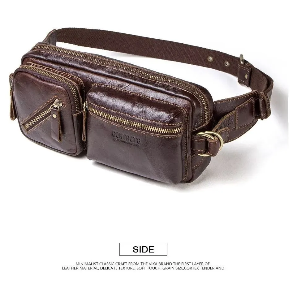 CowLuxe Multifunctional Luxury Athletic Waist Bag