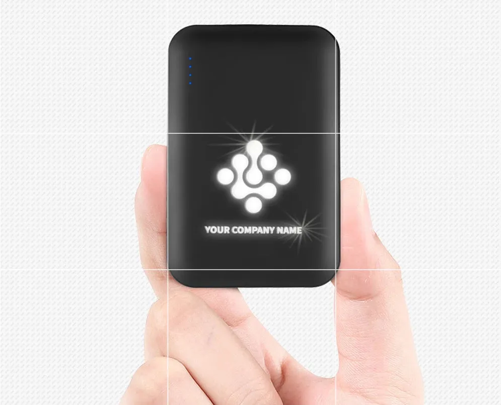 Creative LOGO Light-emitting Mobile Power Bank