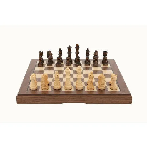 Dal Rossi: Walnut Chess Set Board Game